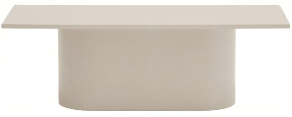 Teulat Béžový lakovaný konferenční stolek Totem 110 x 50 cm