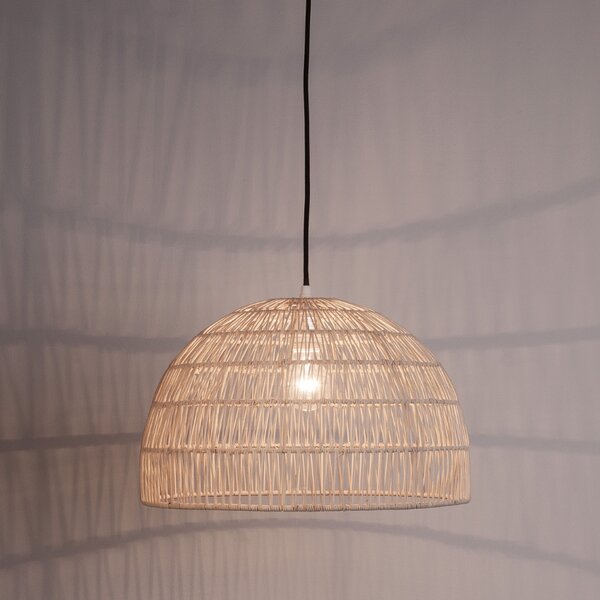 Ratanové závěsné světlo Nova Luce Melody II. 40 cm