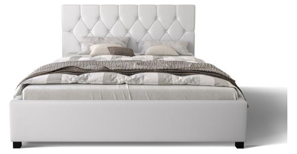 Čalouněná postel SWIFT + rošt, 140x200, sioux white