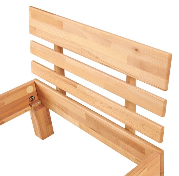 POSTEL, 90/220 cm jádrový buk P & B - Jednolůžkové postele, Online Only
