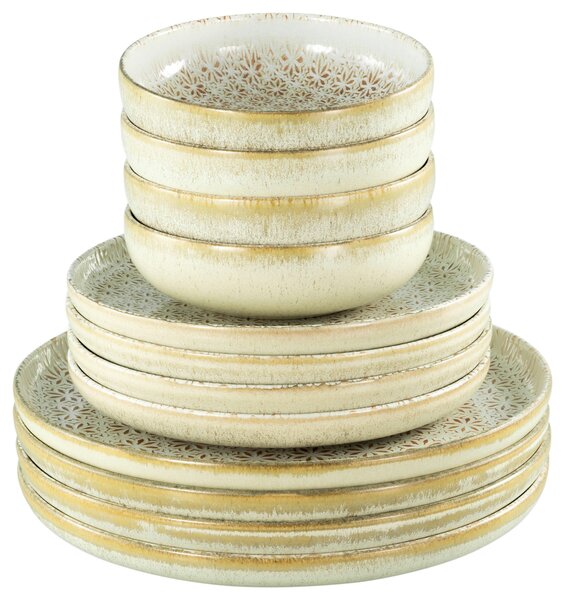 JÍDELNÍ SOUPRAVA 12dílnékamenina Creatable - Online Only nádobí, Online Only