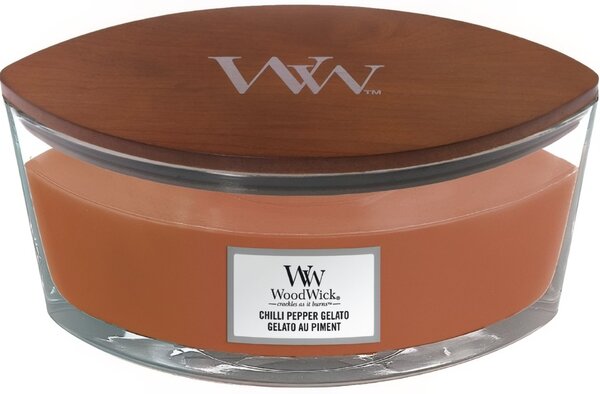 Vonná svíčka WoodWick loď, Chilli Pepper Gelato