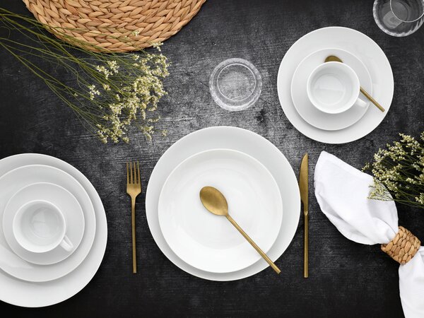 KOMBINOVANÁ SOUPRAVA, 30dílné, porcelán Creatable - Online Only nádobí, Online Only