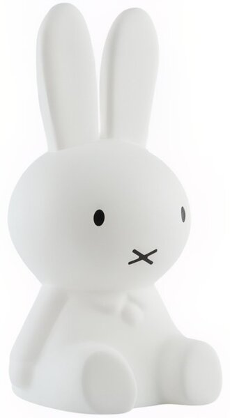 Bílá plastová dětská LED lampa Mr. Maria Miffy 50 cm