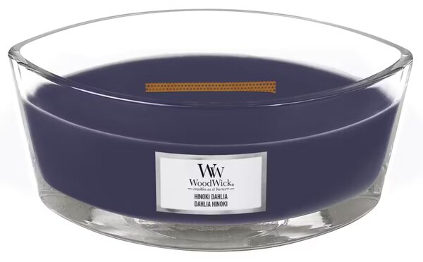 Vonná svíčka WoodWick loď, Hinoki Dahlia