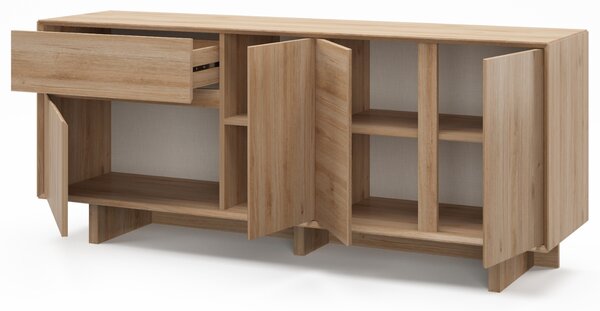 Marckeric Komoda Carpi 180 x 45 cm s dubovým dekorem