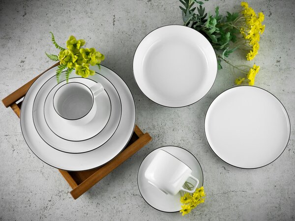 KOMBINOVANÁ SOUPRAVA, 30dílné, porcelán Creatable - Online Only nádobí, Online Only