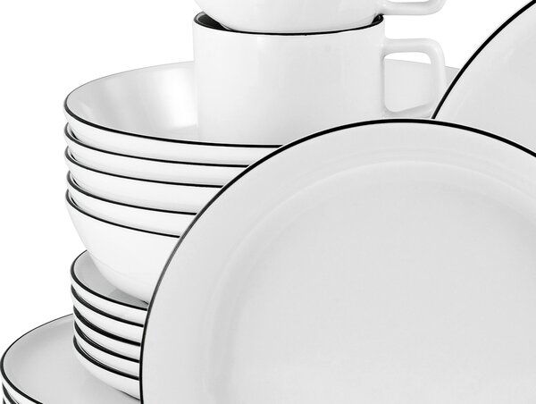 KOMBINOVANÁ SOUPRAVA, 30dílné, porcelán Creatable - Online Only nádobí, Online Only