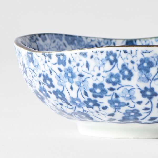 Made in Japan (MIJ) Blue Daisy Sauce Bowl 10,5 cm, 100 ml
