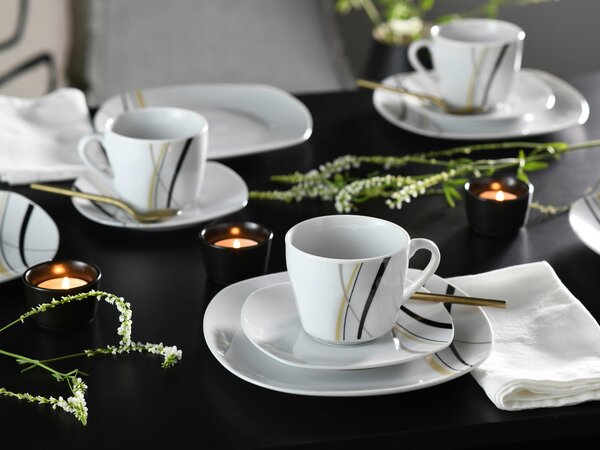 KOMBINOVANÁ SOUPRAVA, 30dílné, kamenina Creatable - Online Only nádobí, Online Only