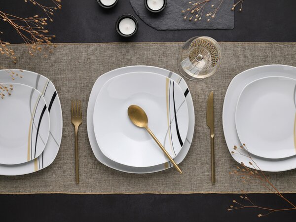 KOMBINOVANÁ SOUPRAVA, 62dílné, porcelán Creatable - Online Only nádobí, Online Only