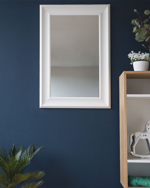 Zrcadlo LUNEL 60 cm 90 cm Bílá