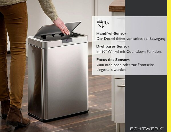 ODPADKOVÝ KOŠ 48 l Echtwerk - Online Only domácnost & úklid, Online Only