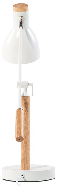Stolní lampa PECKOS Nastavitelná Kov Bílá