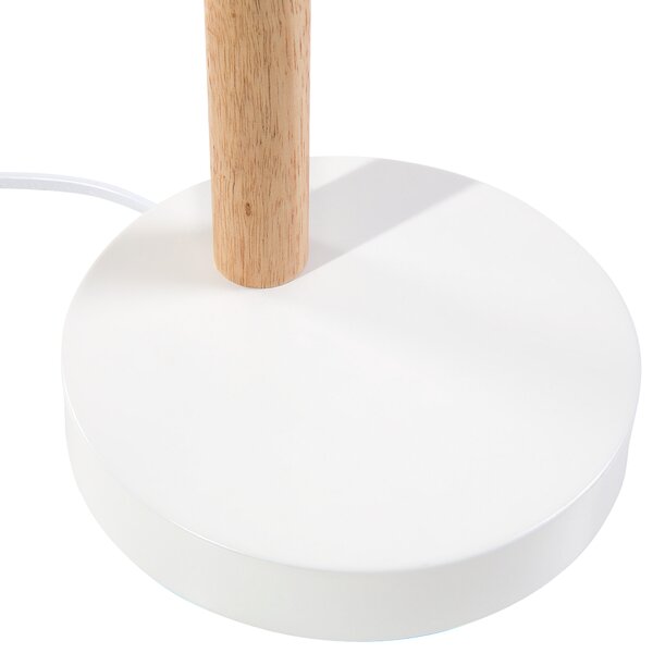 Stolní lampa PECKOS Nastavitelná Kov Bílá