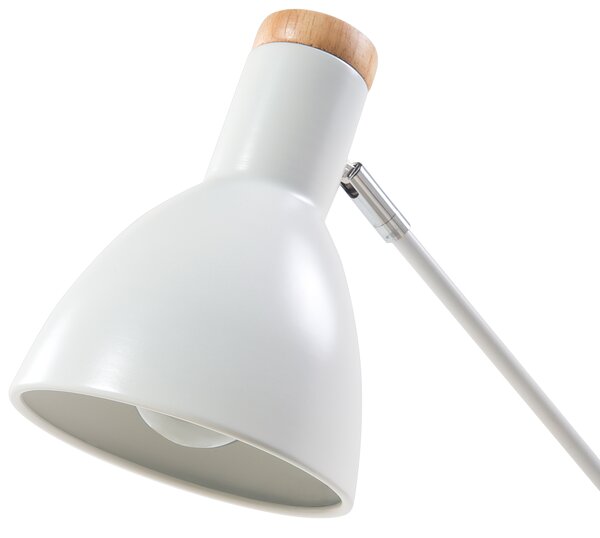 Stolní lampa PECKOS Nastavitelná Kov Bílá