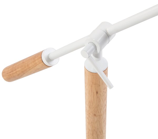 Stolní lampa PECKOS Nastavitelná Kov Bílá