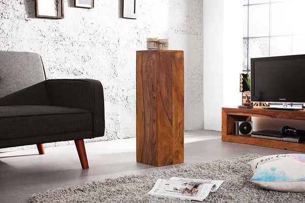 3SET odkládací stolek MAKASSAR 80 CM masiv sheesham Nábytek | Doplňkový nábytek | Odkládací stolky