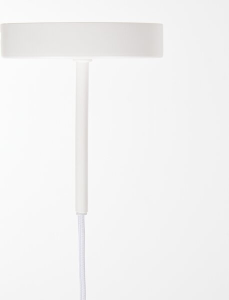 Kave Home Bílý plastový napájecí kabel Fulvia 1,5 m