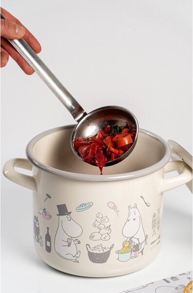 Muurla Hrnec Moomins Bon Appétit 2,5l, smalt / béžový