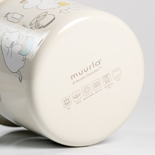 Muurla Hrnec Moomins Bon Appétit 2,5l, smalt / béžový
