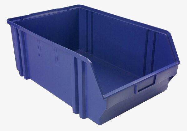 Plastové boxy BASIC, 305 x 480 x 177 mm, 12 ks, modré