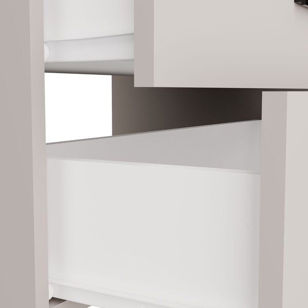 TP Living Závěsná skříňka pod umyvadlo s deskou NEL 2S 80 cm kašmírová