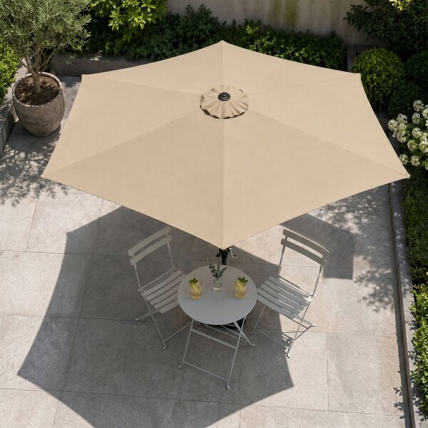 Ak furniture Zahradní slunečník ORIENT 270 cm béžový