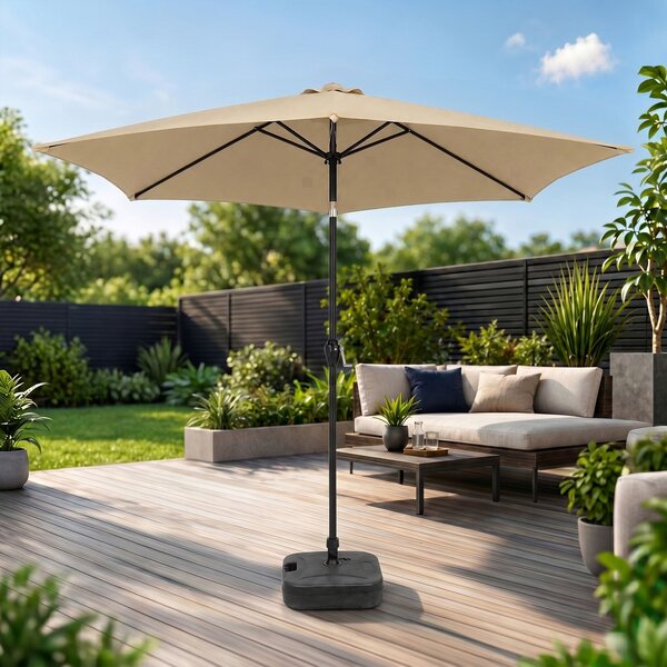 Ak furniture Zahradní slunečník ORIENT 270 cm béžový