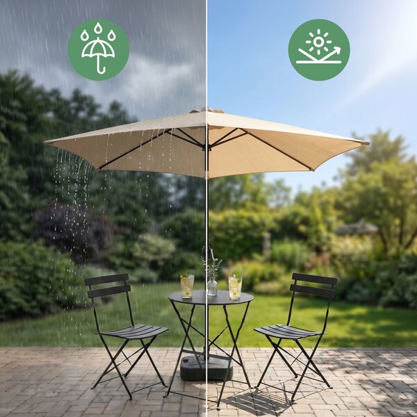 Ak furniture Zahradní slunečník ORIENT 270 cm béžový