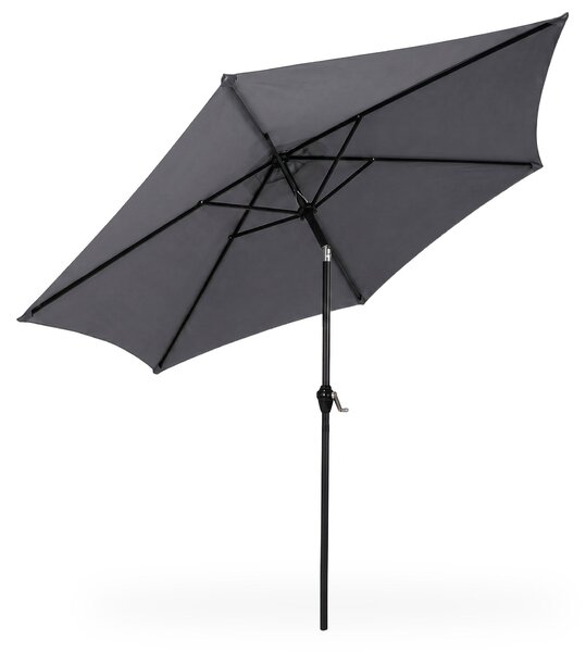 Ak furniture Zahradní slunečník ORIENT 270 cm tmavě šedý