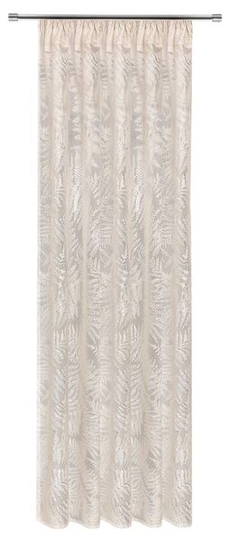 Záclona KAPRADÍ béžová, 135x245 cm