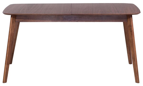 Rozkládací jídelní stůl MADOX Tmavý ořech 150/190 cm 90 cm