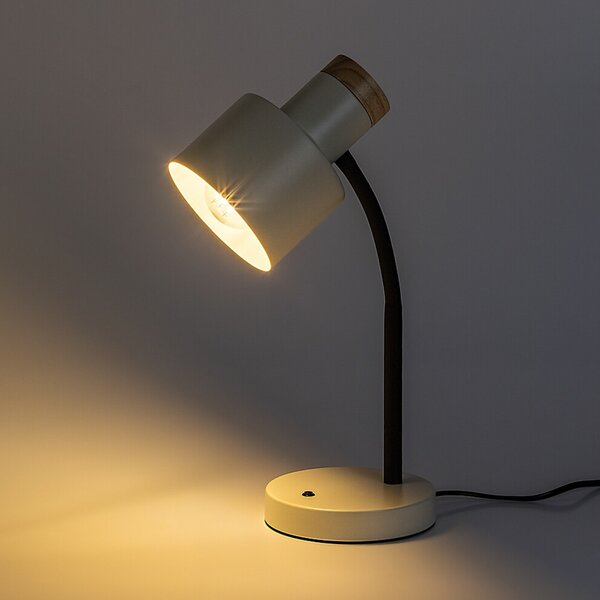 Stolní lampa PASTRO krémová