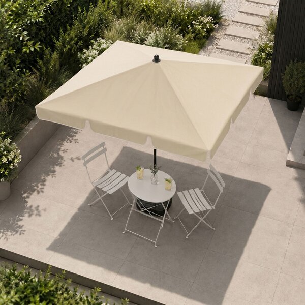 Ak furniture Zahradní slunečník FLOKS 200x125 cm béžový