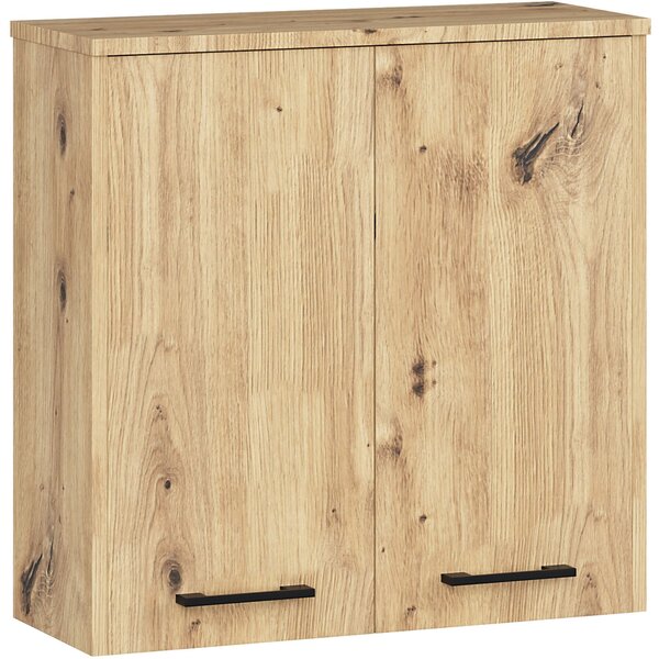 Ak furniture Závěsná koupelnová skříňka Fin 60 cm dub artisan