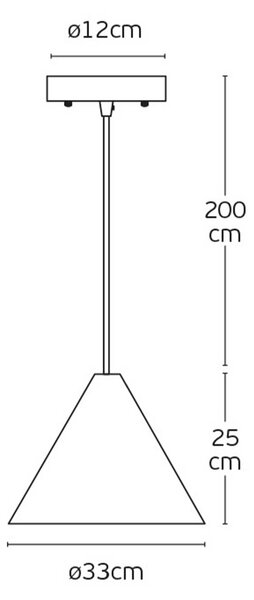 VK Light Woody E27 závěsné dřevěné svítidlo Hnědáø450 mm