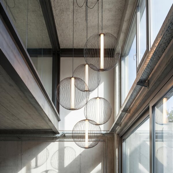 VK Light Polla LED závěsné svítidlo ČernáØ600 mm