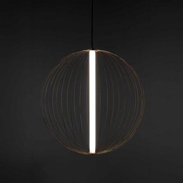 VK Light Polla LED závěsné svítidlo ČernáØ600 mm