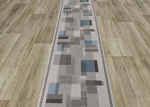 Breno Běhoun LISTRA 97, šíře 100 cm, Šedá/Vícebarevné