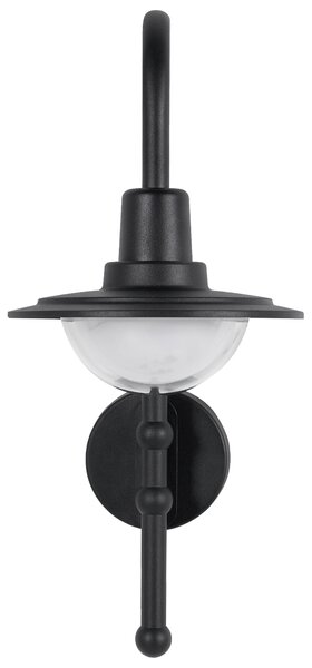 Venkovní nástěnné LED světlo PORTELO Černá