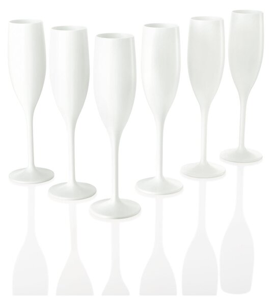 ERNESTO® Sklenice, 6 kusů (bílá, sklenice na šampaňské) (100348857002)