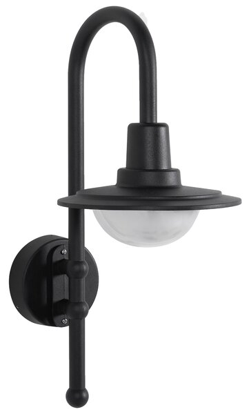 Venkovní nástěnné LED světlo PORTELO Černá