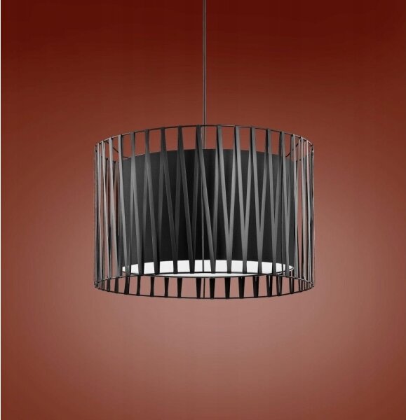 Lustr na lanku HARMONY BLACK 3xE27/60W/230V