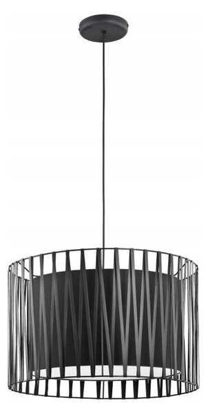 Lustr na lanku HARMONY BLACK 3xE27/60W/230V