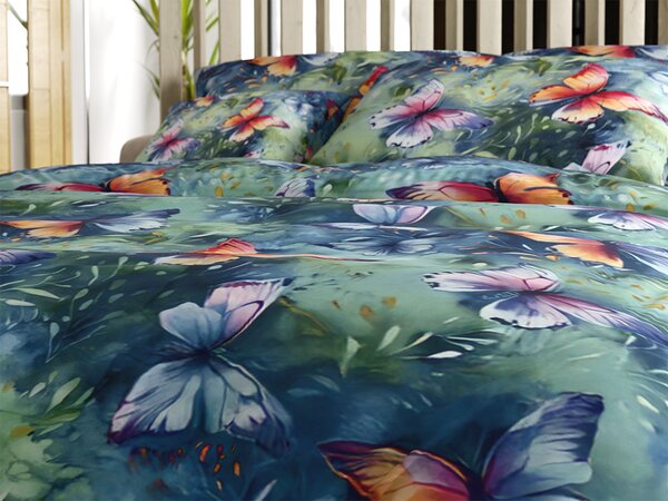 Povlečení z mikrovlákna COLORFUL BUTTERFLY, barevné Rozměr povlečení: 70 x 90 cm | 140 x 220 cm