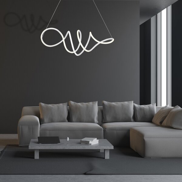 LED Lustr na lanku LOCA LED/50W/230V