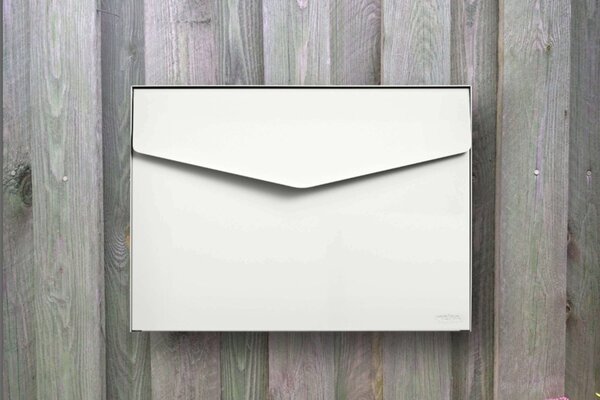 Poštovní schránka MEFA Letter - sněhově bílá