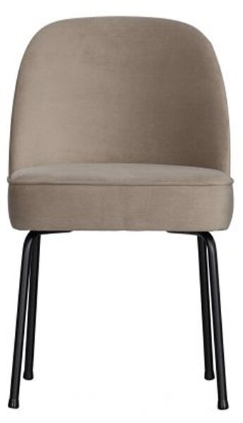 Béžová Sametová Židle Vogue 83 × 50 × 57 cm BEPUREHOME