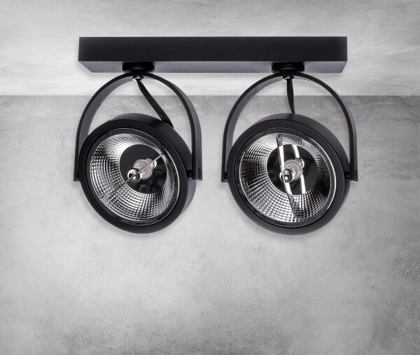 Bodové svítidlo LUGAR 2xAR111 - GU10/25W/230V